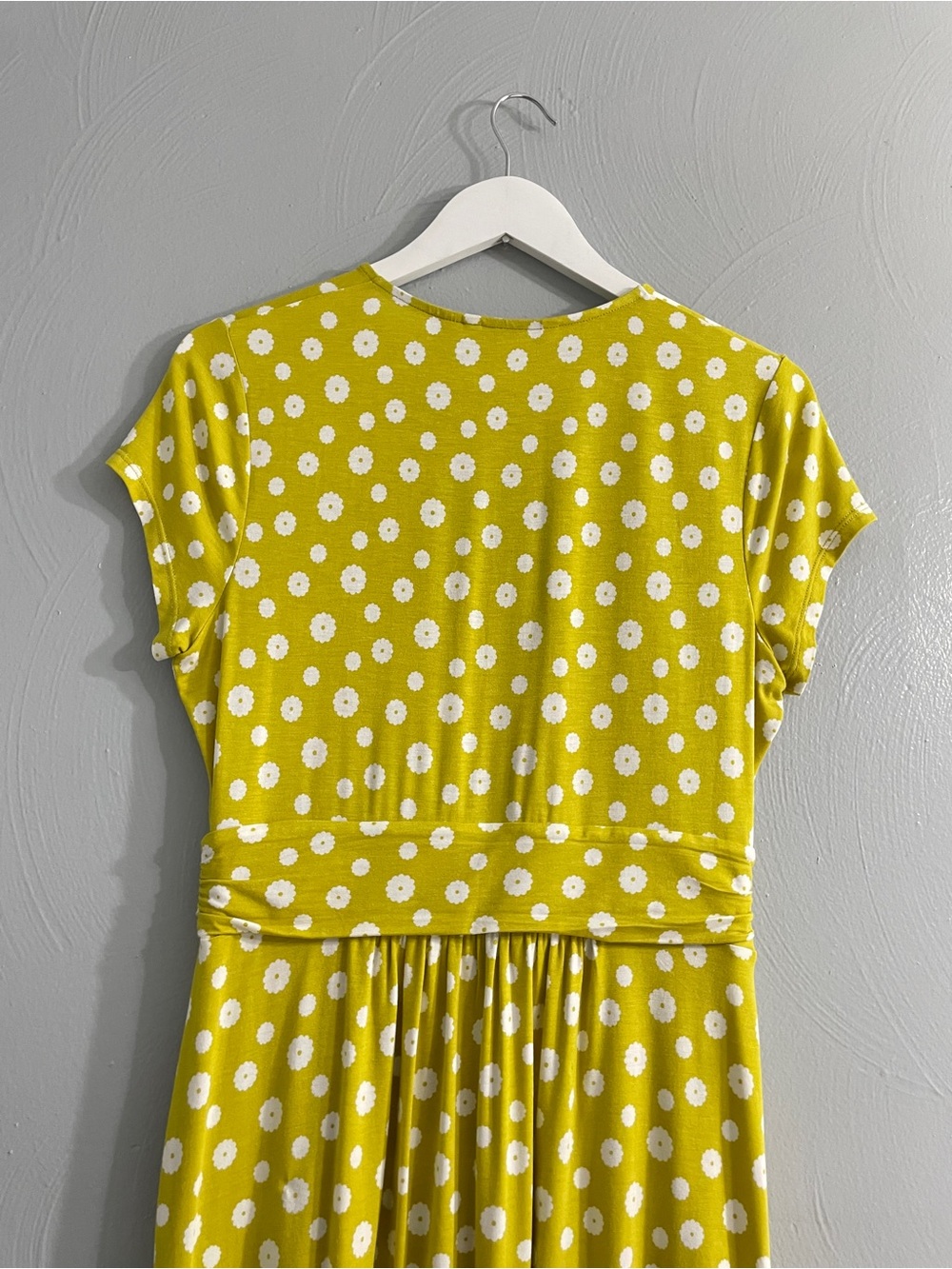 Boden Lola Daisy Print Wrap Jersey Dress - Picture 9 of 12